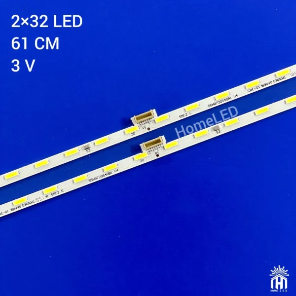 بک لایت 55 اینچ تی سی ال 55C2